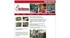Desktop Screenshot of desimonelandscaping.com